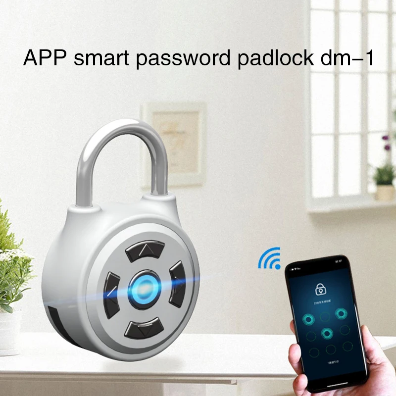 

Keyless APP Button Password Unlock Smart Lock Bluetooth Door Opener Home Security Aluminum Alloy Universal
