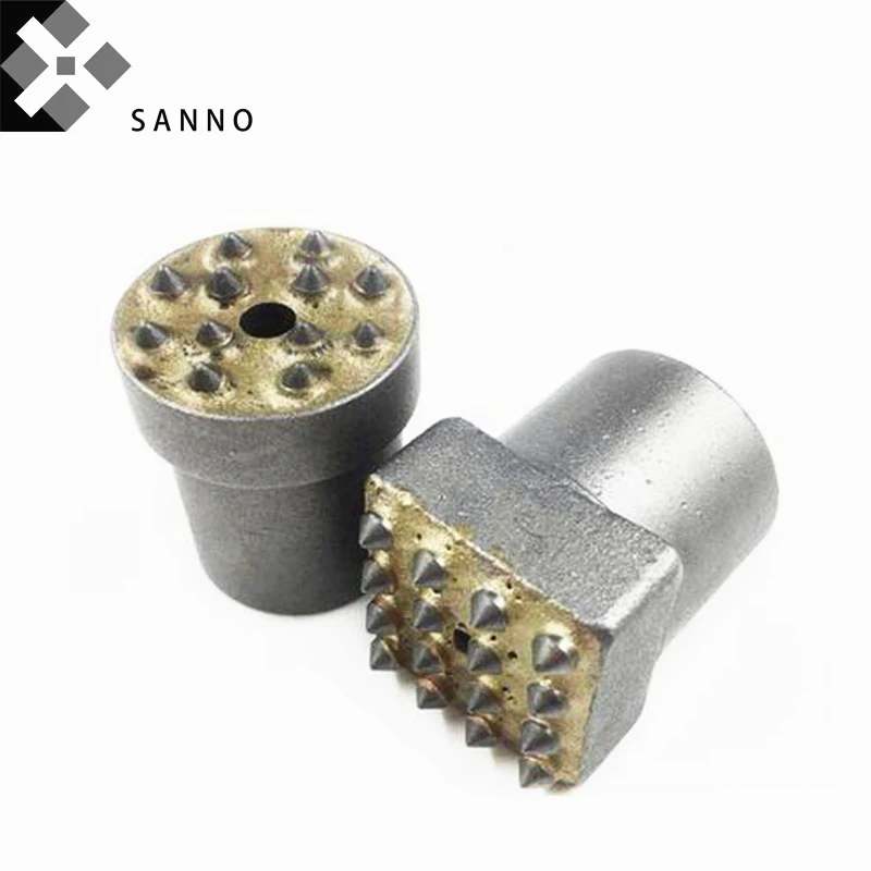 Electric drill bit square punch drilling bits rock bit chipping drills tapered button chisel drill bits for stone, concrete (1)