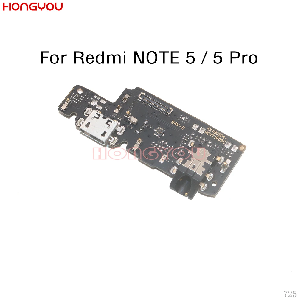 USB плата для зарядки док станция разъем гибкий кабель Xiaomi Redmi NOTE 5 Pro|Шлейфы