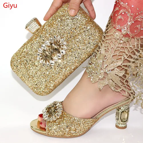 

doershow best price Italian Women Shoe and Bag Set African Matching Shoes and Bags Italian In Women Party Shoes!SLO1-40