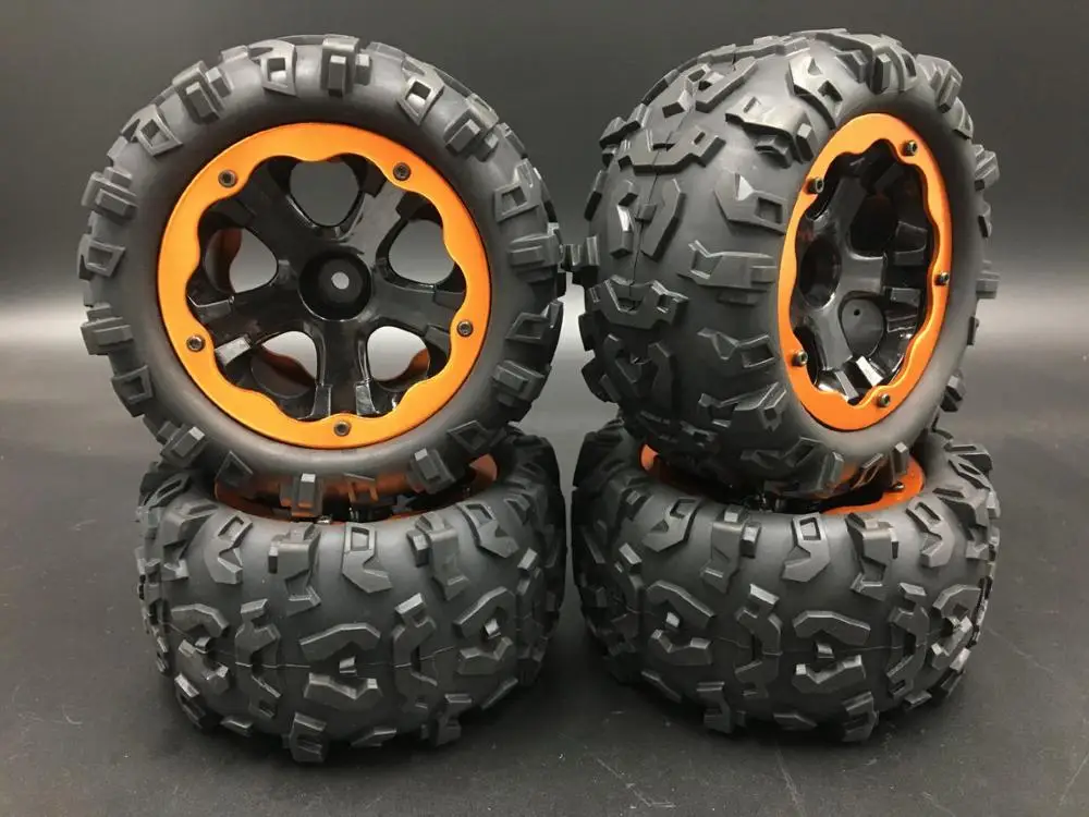 Колеса/шины 4 шт. Hpi Mt2 Firestorm Jumpshot Mt Savage XS HSP 1/10 Redcat moster Blackout XTE Everest Gen7crawler truck Ultimat |
