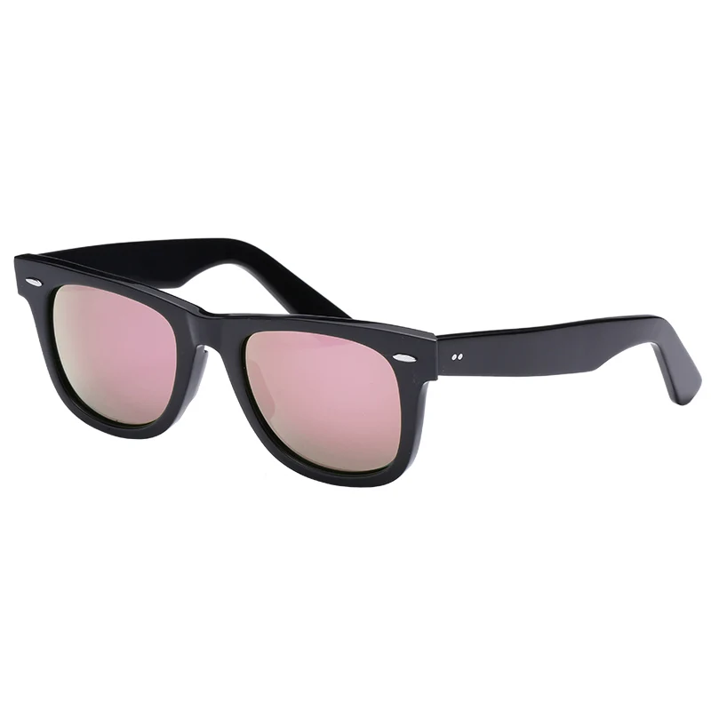 Высокое качество для женщин и мужчин солнцезащитные очки es стеклянные линзы Роскошные солнцезащитные очки es для женщин и мужчин солнцезащитные очки для вождения feminin очки gafas De Sol gafas - Цвет линз: black-pink