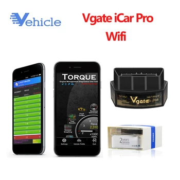 

Vgate iCar ELM327 Bluetooth/WIFI Interface IOS/Android Vgate Icar Wifi ELM 327 OBD2 OBDII Car Diagnostic Scanner