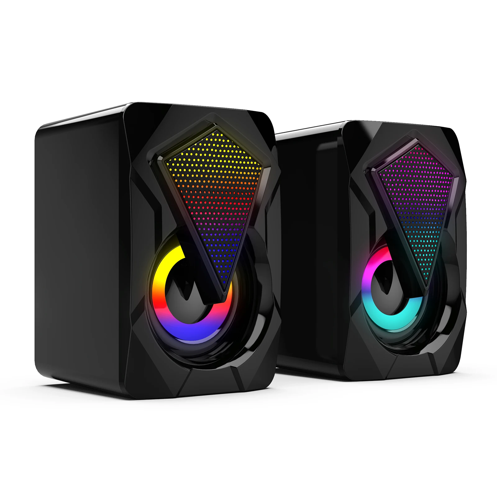 RGB LED Computer Speaker Subwoofer For Laptop Desktop/Mobile Phone/MP3/MP4/DVD