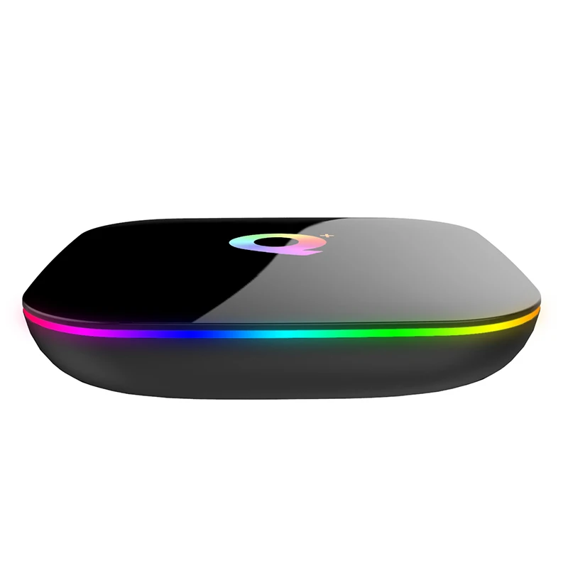 Q Plus Smart tv Box 4 Гб ОЗУ 32 Гб 64 Гб ПЗУ Android 9,0 Allwinner H6 6K медиаплеер USB3.0 2,4G WiFi телеприставка VS X96 max
