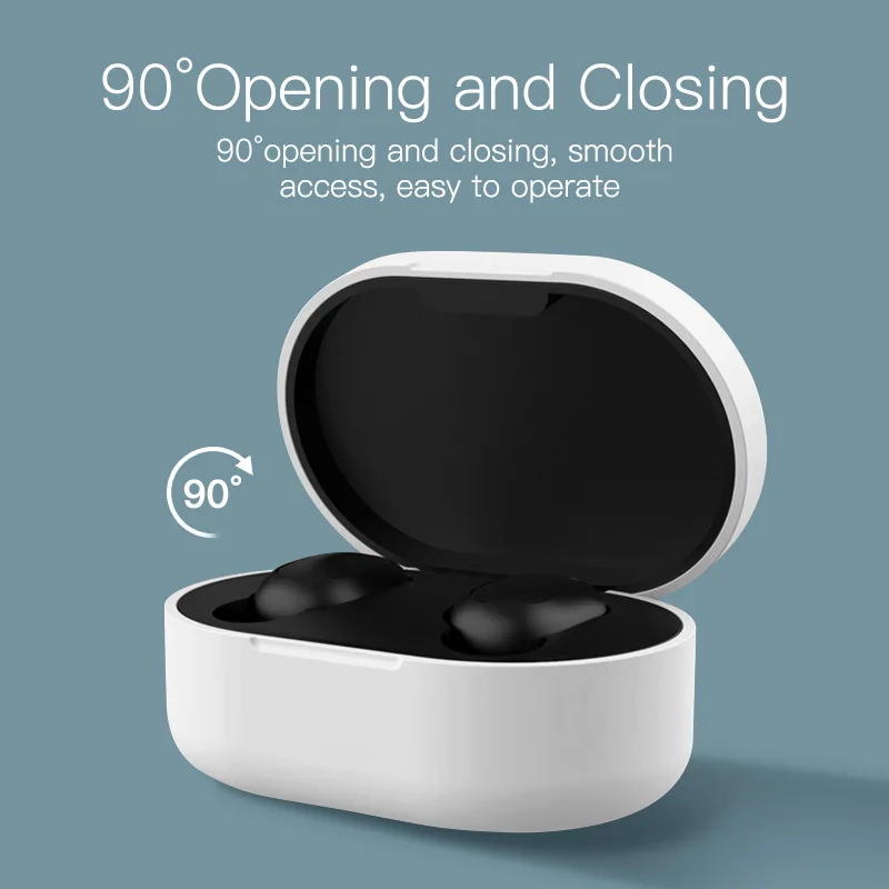 Чехол для наушников KUULAA чехол Redmi AirDots силиконовый защитный Xiaomi Mi Air Dots аксессуары
