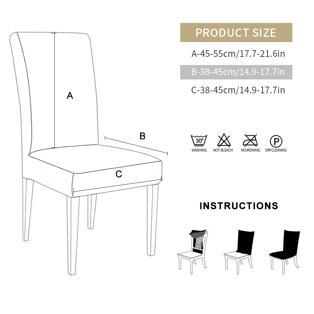 Стрейч цветочный принт чехол для кресла для дома столовая сиденье протектор Многофункциональный спандекс эластичный универсальный размер чехлы на стулья