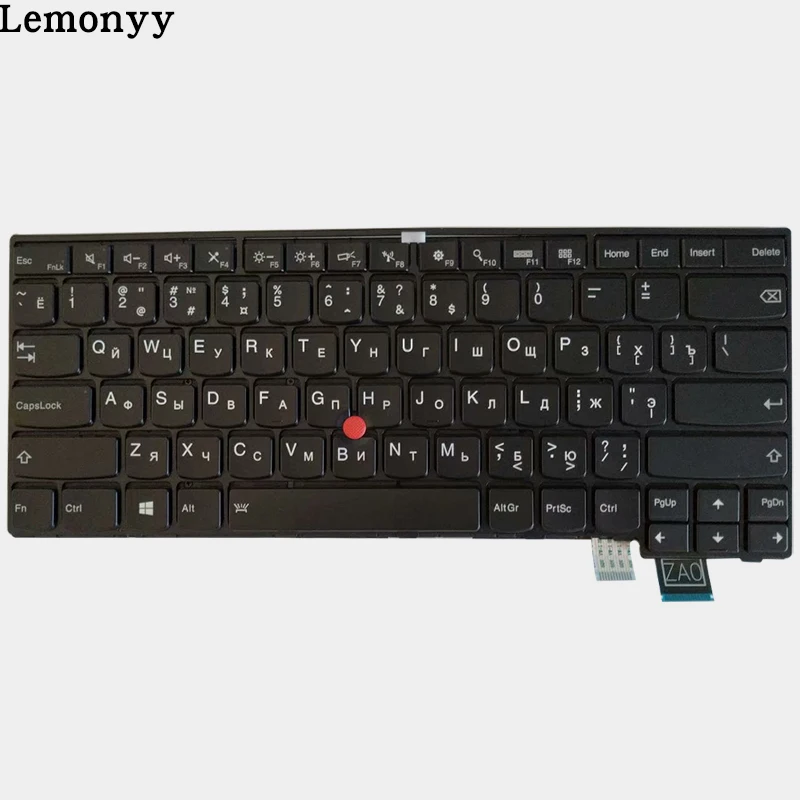 Russian laptop Keyboard For for Lenovo Thinkpad T460S T470S Backlit RU black Keyboard SN20H42469 00