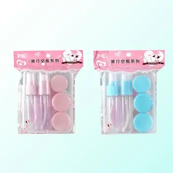 

Portable 6Pcs/Set Travel Refillable Emulsion Lotion Bottle Containter PVC