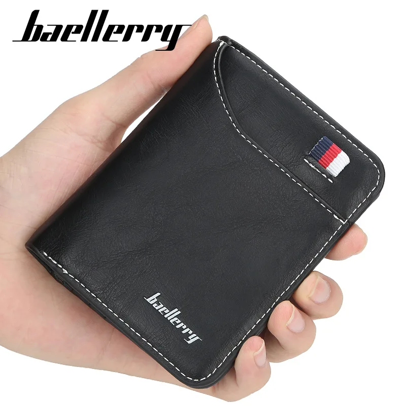 

2019 Fashion Men Wallets Small High Quality Wallet Men Money Purse Zipper Short Male Wallet Card Holder Money Wallet