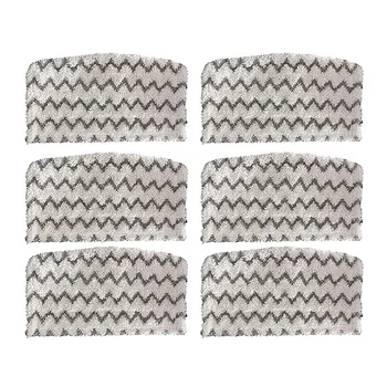 

6 Pcs Dirt Grip Microfiber Pads Replacement for Shark Steam Mop S1000 S1000A Vacuum Cleaners