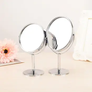 

Makeup Mirror Double-side Stand Mirror 360 Degree Rotating Table Desktop Mirror Countertop Base Use Travel Makeup Tool