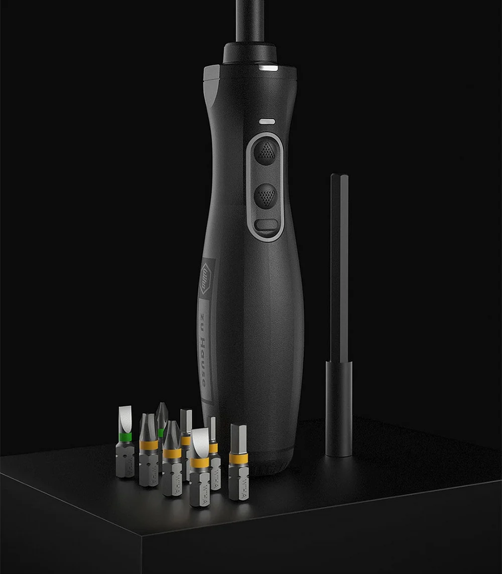 Wiha Zu Hause Electric Booster Screwdriver Smart LED Dual Motor Repair Tools for Home Computer Appliances Furniture Screw Set