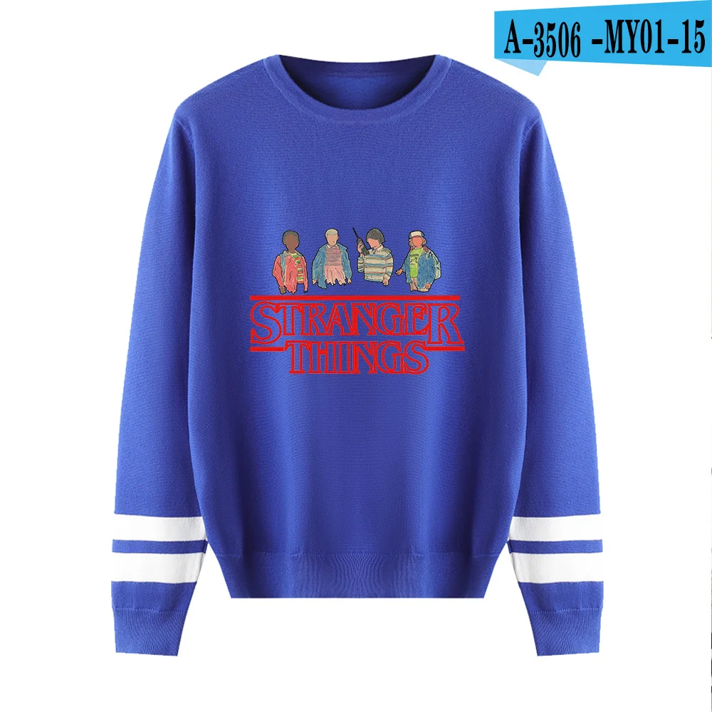 Необычные вещи свитер с круглым вырезом для мужчин/женщин модный вязаный пуловер свитер странные вещи свитер женская повседневная одежда - Цвет: blue