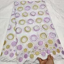 Цветные ткани Dentelle швейцарские кружева ткань из Дубая вуаль Suisses Африканский нигерийский кружевной ткани Высокое качество 5 ярдов