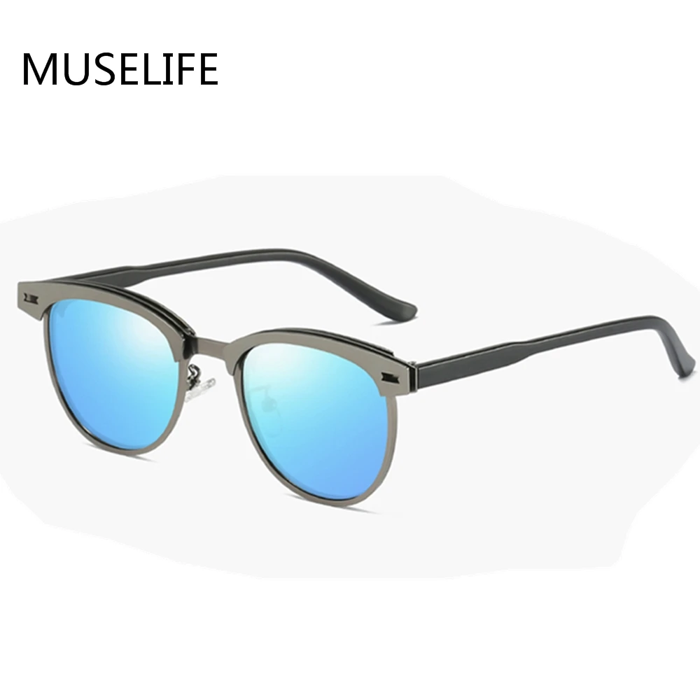 MUSELIFE, новинка, TR90, поляризованные солнцезащитные очки, для мужчин и женщин, Роскошные, Ретро стиль, для вождения, квадратный стиль, солнцезащитные очки, UV 400