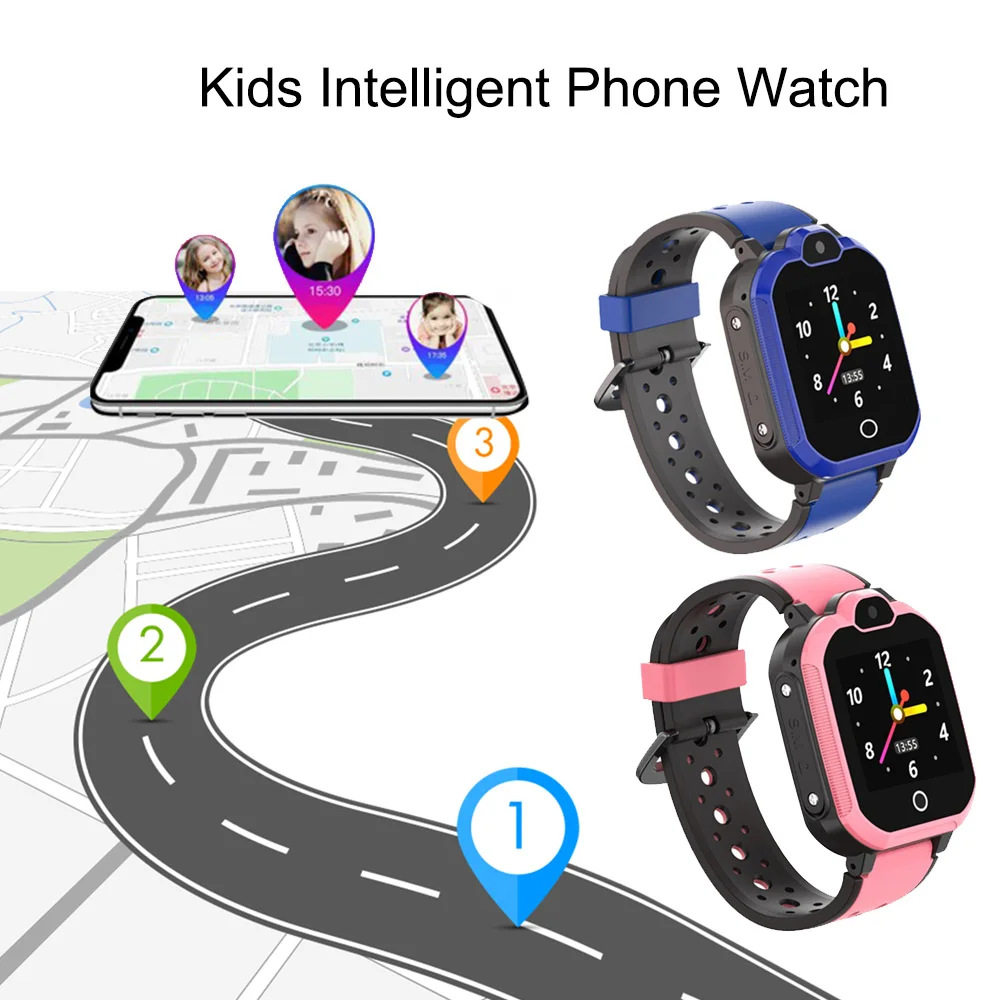 Детские Смарт-часы с gps трекером, 4G, IP67, водонепроницаемые, bluetooth, видео-звонки, камера, gps, wifi, расположение, Детские умные часы, умные часы
