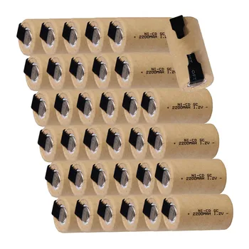 

35 pieces SC batteries 2200mah 1.2v subc nicd battery random color