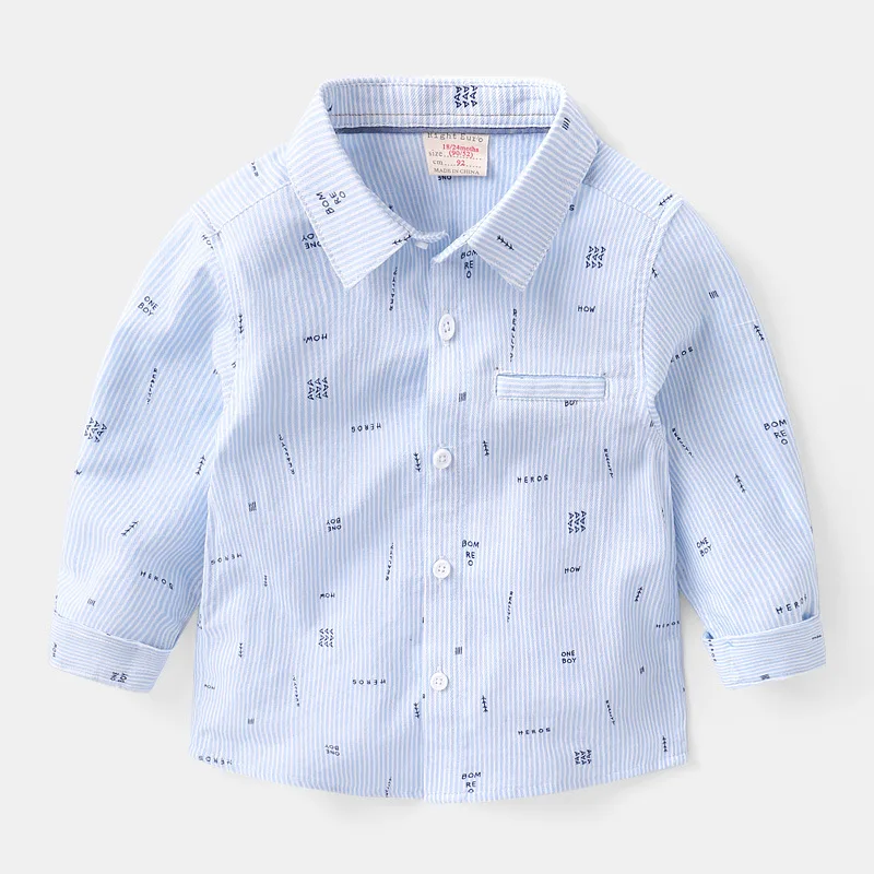 

BOY'S Long Sleeve Chinese Style Shirt Cotton Spring Clothing Spring And Autumn CHILDREN'S Shirt Children Baby Small CHILDREN'S 1