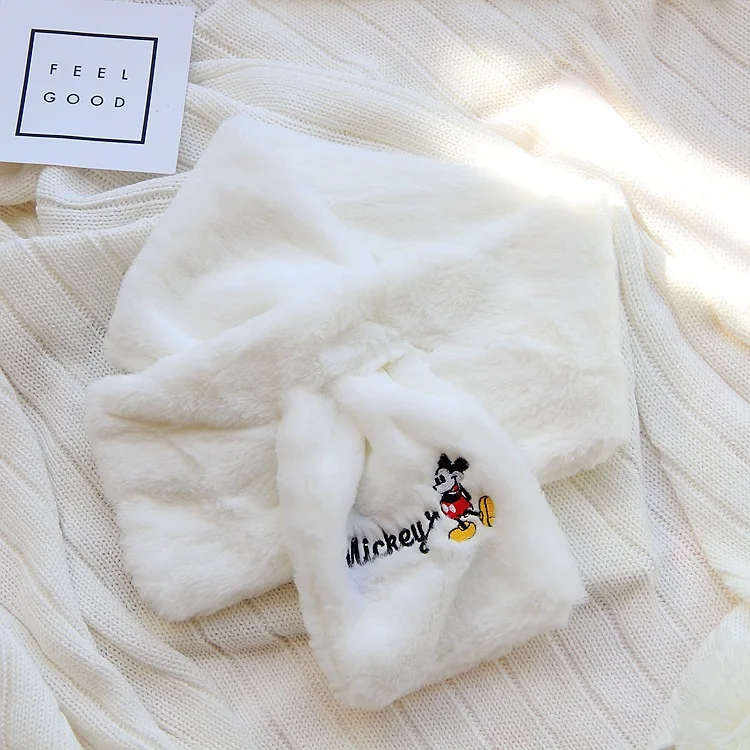

Fashionable autumn and Winter Scarf boys' and girls' rabbit hair like warm scarf newborn photography props