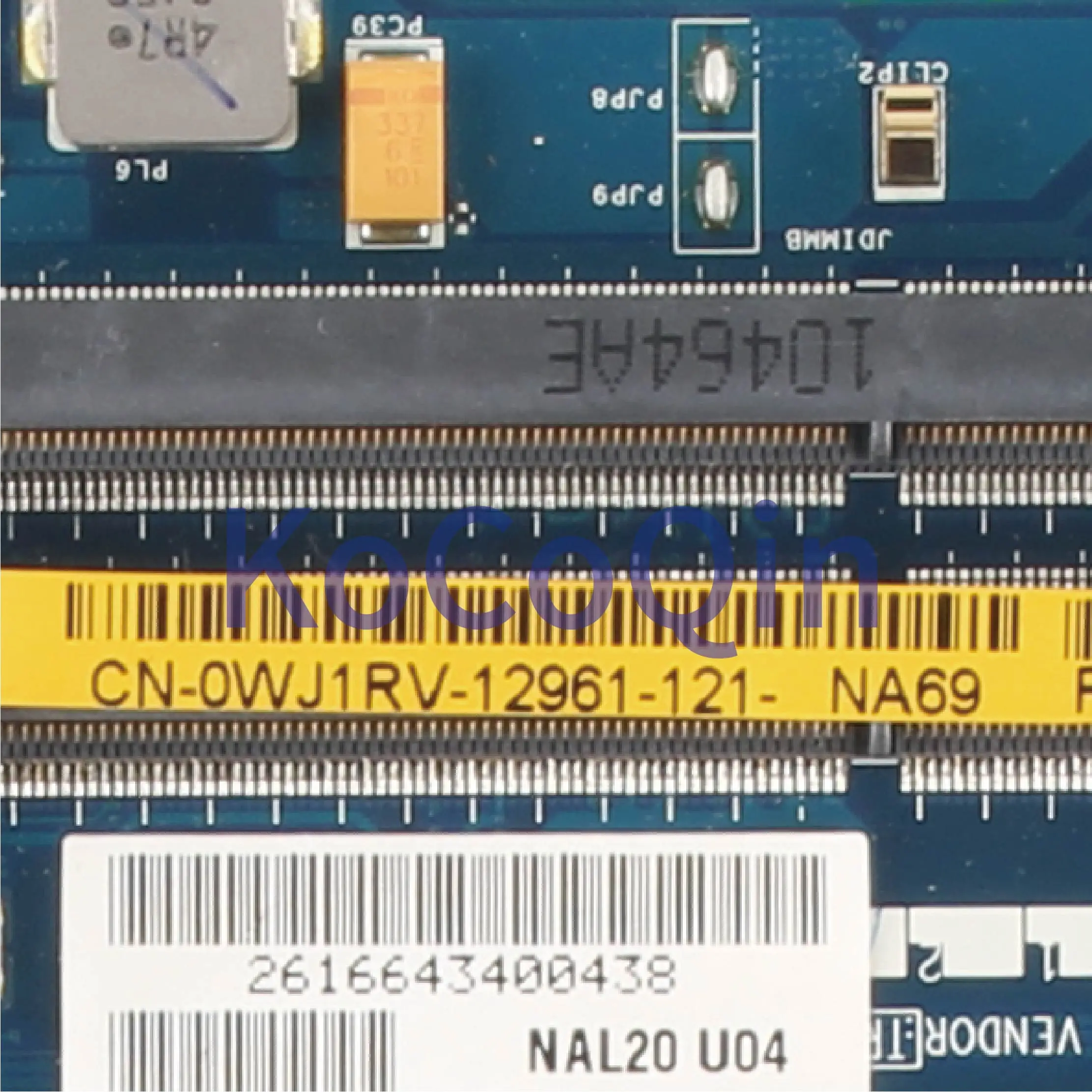KoCoQin материнская плата для ноутбука DELL Latitude E6510 QM57 материнская плата CN-0WJ1RV 0WJ1RV NAL20 LA-5571P