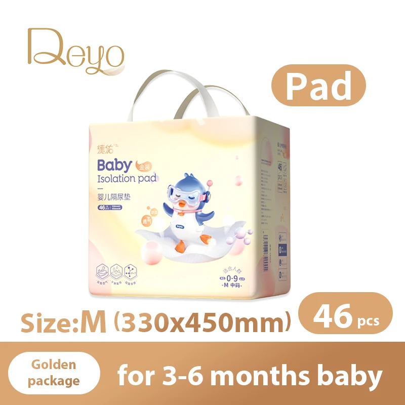 

Deyo Waterproof Urine Pad Newborn Baby Soft Breathable Bed Pad Kids Urine Mat Super Absorbent Changing Mat