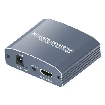 

CVBS to HDMI Adapter Male Female Converter for 1080P CVBS-HDMI Adapter With Video Audio Cable Jack CVBS HDMI For PC TV Box