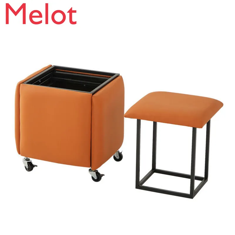 

Stool Combination Multifunctional Sofa Stool Outdoor Stall Five-in-One Stool Creative Storage Stool Home
