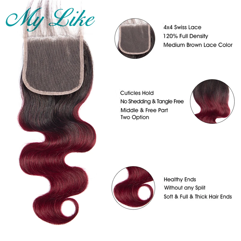 ombre body wave hair 1