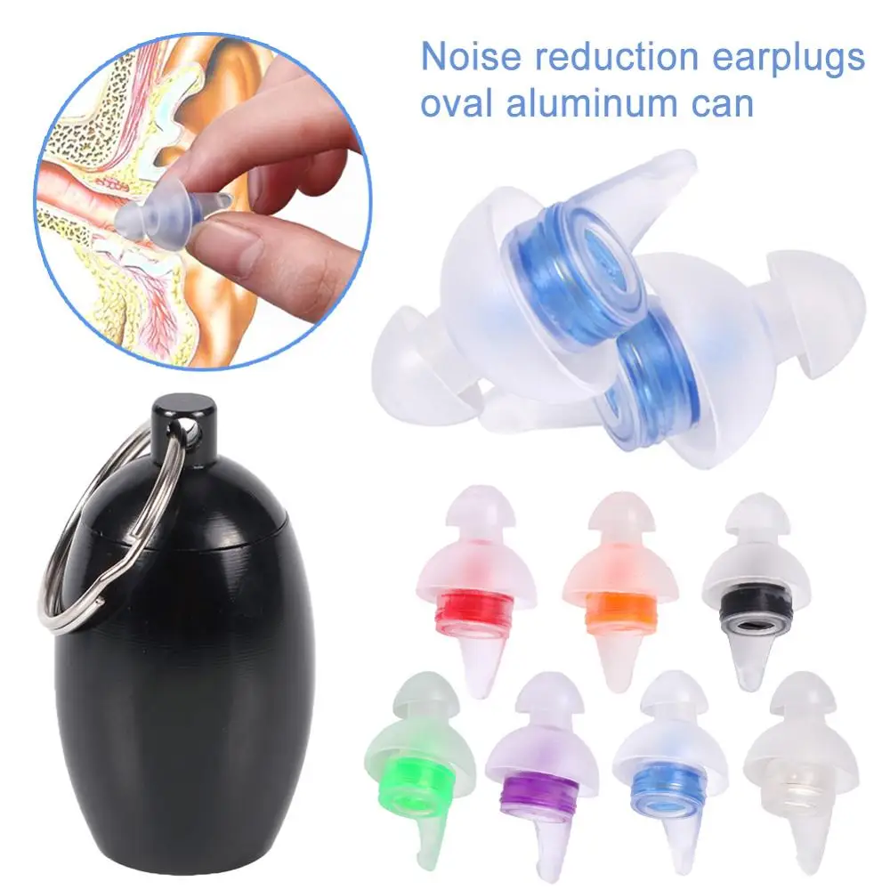 

Anti-noise Sleeping Ear Plugs With Case for Study Travel Concert Tree-shape Soft Foam Sound Insulation Hear Protection Earplugs