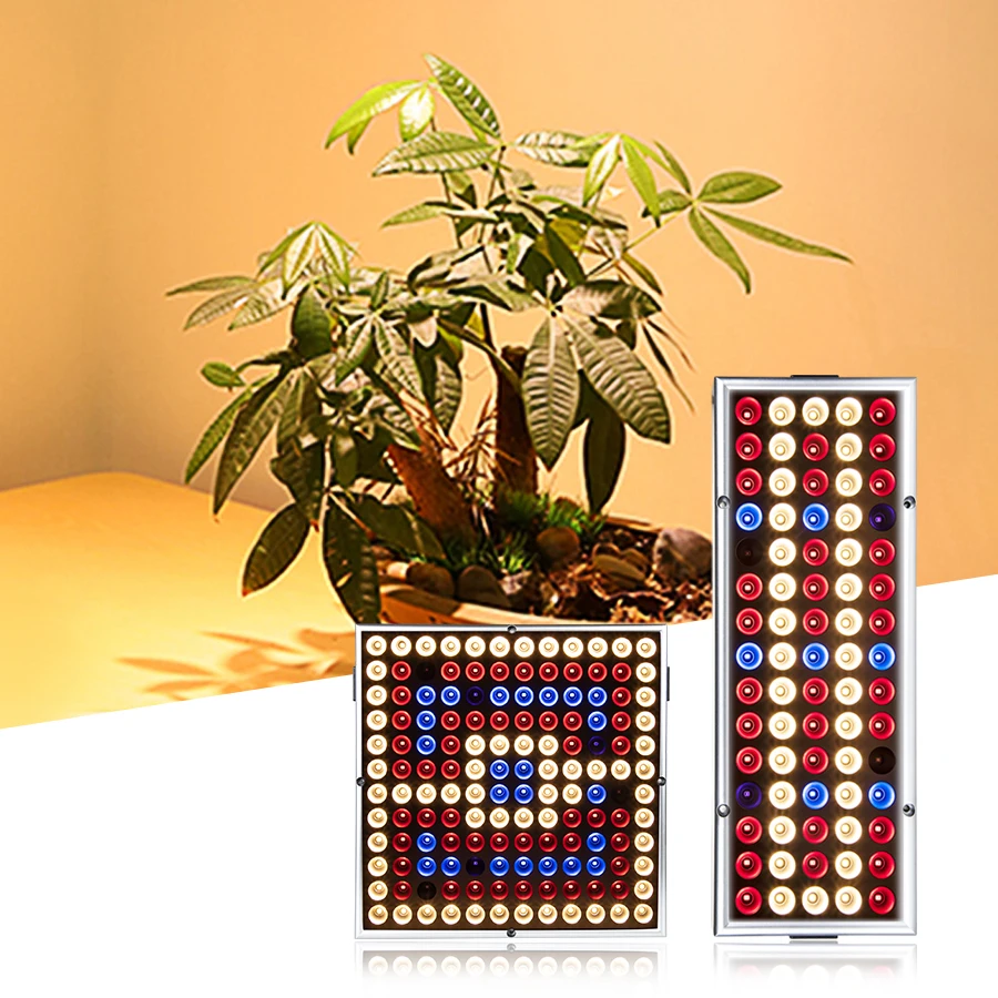 

Grow Tent Box 150W 300W Panel LED Grow Light Lamp For Plants Full Spectrum Phyto Lamp Fitolampy Indoor Herbs Lights For Flowers
