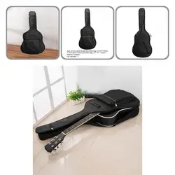 Practical Guitar Storage Bag Thickened Durable Zipper Guitar Carry Bag for Commute Acoustic Guitar Carry Bag