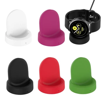 

USB Wireless Charger Stand Cradle Dock for -Samsung -Galaxy Watch 3 41mm/45mm R840 R850 Active 1/2 40/44mm R830 R820 SM-R500