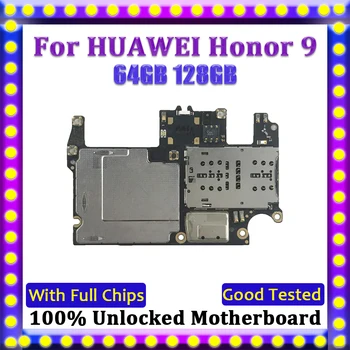 

Good Working Motherboard For HUAWEI Honor 9,Full Unlocked Logic Board 64GB 128GB For HUAWEI Honor 9 Motherboard With Full Chips