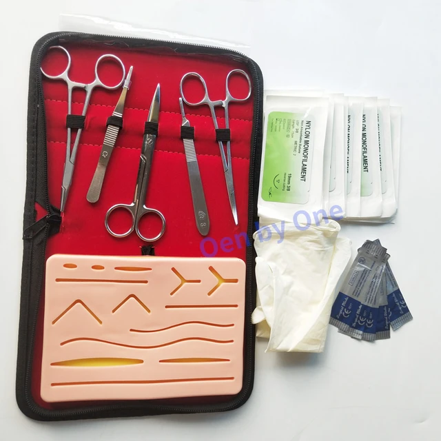 All-Inclusive Suture Kit for Developing and Refining Suturing Techniques Kit  Sutura Medicina Kit de sutura costura kit de suture - AliExpress