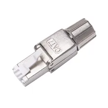 Connecteur Ethernet blindé Cat7, connecteur RJ45 Cat 7, prise STP 8P8C, connexion sans outil, répétable, utilisation pour câble 23-26awg