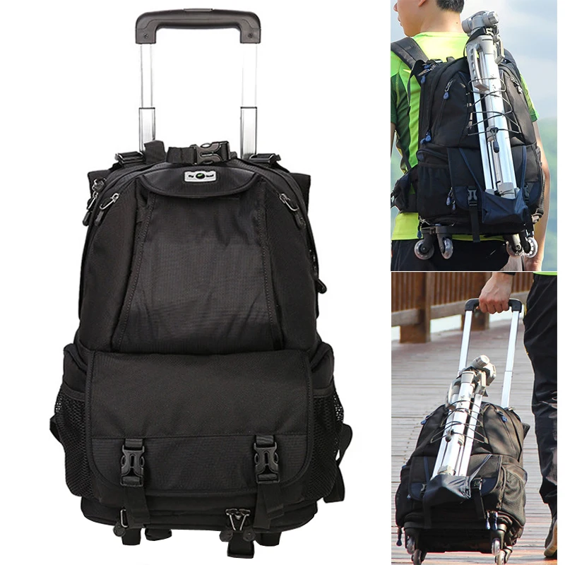Large Capacity Space Trolley Photo DSLR Case