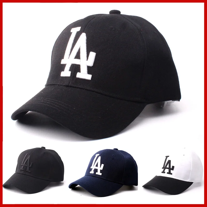 Street Fashion Embroidery LA Europe and America Tide Shooting Adult Baseball Cap Men&ampWomen Solid Color Letter Outdoor Hats |