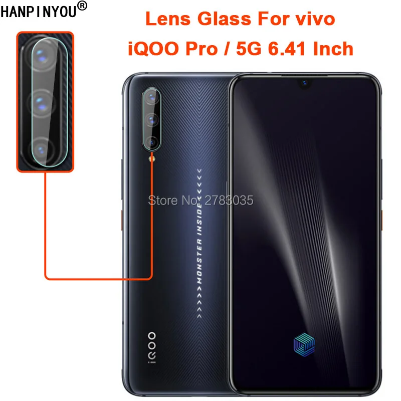 

For vivo iQOO Pro / 5G 6.41" Clear Ultra Slim Back Camera Lens Protector Rear Camera Lens Cover Tempered Glass Protection Film
