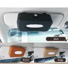 Универсальный автомобильный тканевый ящик креативный из искусственной кожи коробка-держатель для салфеток на заднем сиденье тканевый органайзер для автомобильных аксессуаров