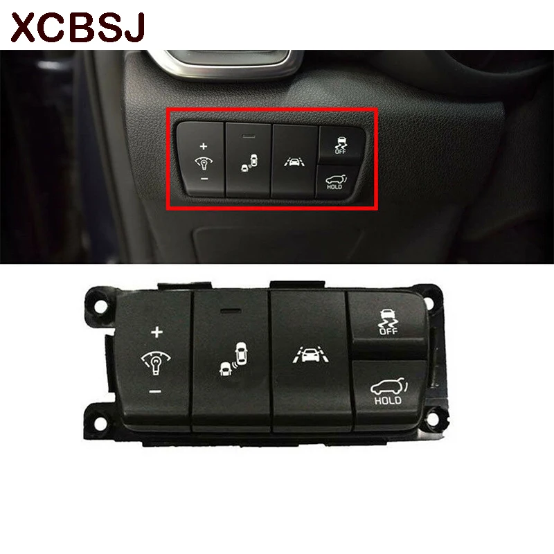 ASSY ด้านข้าง CRASH PAD สีดำสำหรับ KIA 2016 2018 Sportage QL Dashboard