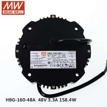 

MEAN WELL HBG-160-48A 158W 3.3A 48V Constant Voltage/Current LED Driver LED Switching Power Supply Current Adjustable IP65 PFC