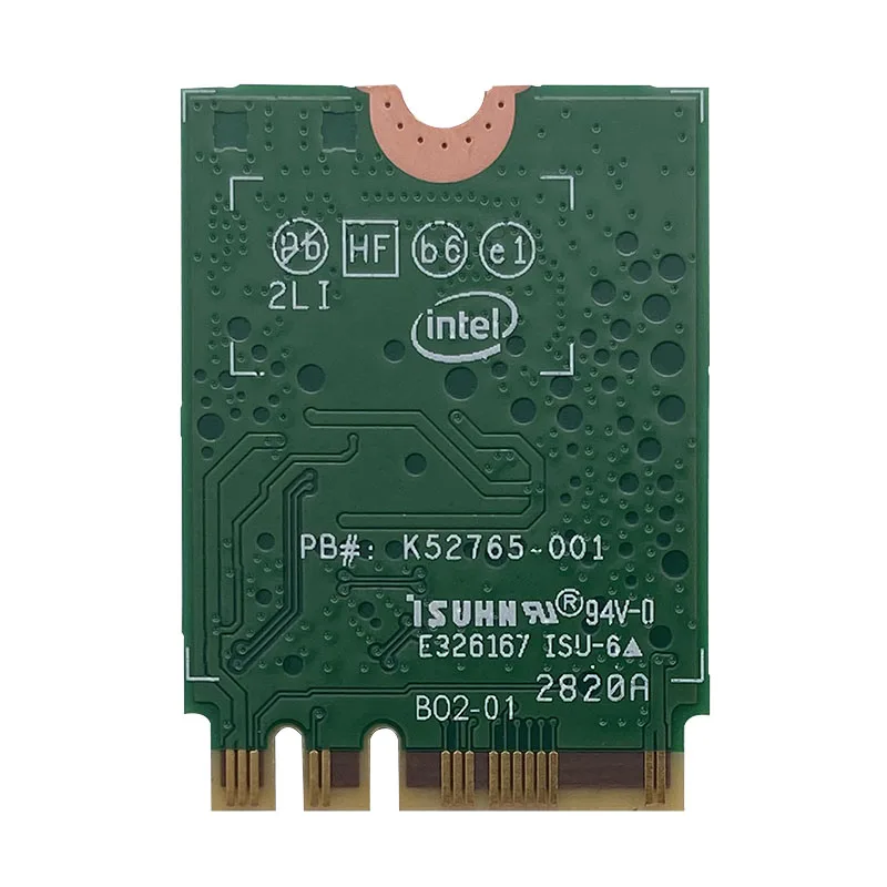 Intel Ax210 Ax210ngw Assassino 1675x Ax1675x Wi-fi 6e 802.11ax Banda Dupla 2.4g 5g 6g 5374mbps Bluetooth 5.2 m. Ngff Wi-fi Cartão Placas de rede - Imagem 6