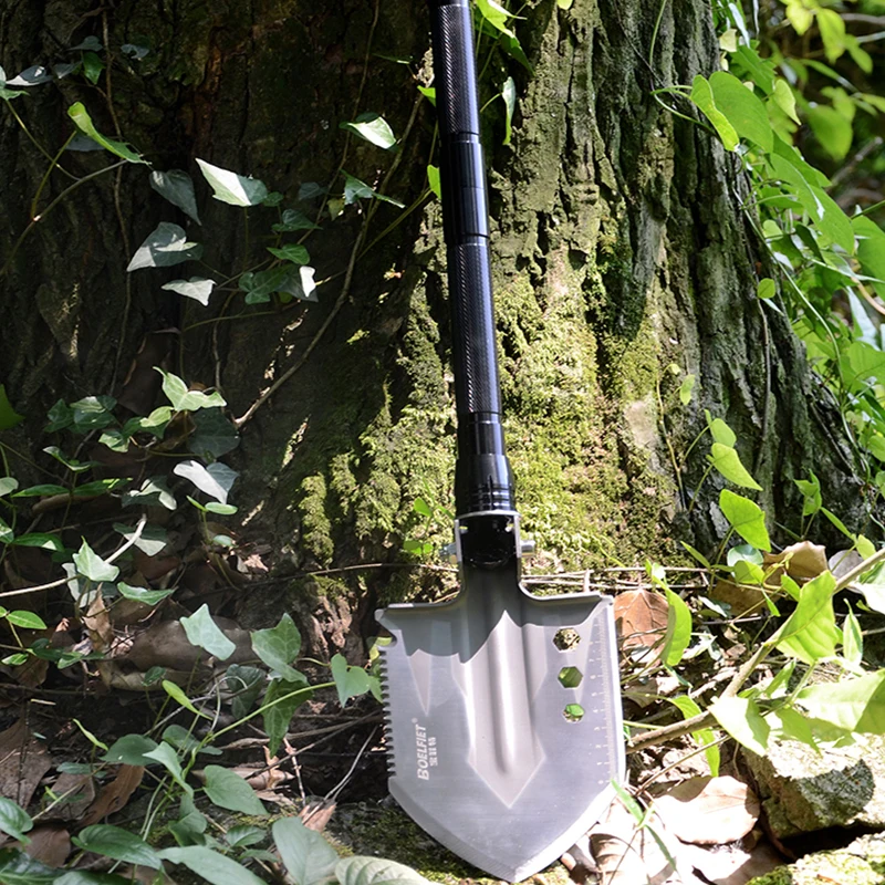 Портативная многофункциональная лопата длиной 76 см из высокоуглеродистой стали, походная Лопата для путешествий, садовые инструменты, совок-Лопатка и лопата для кемпинга