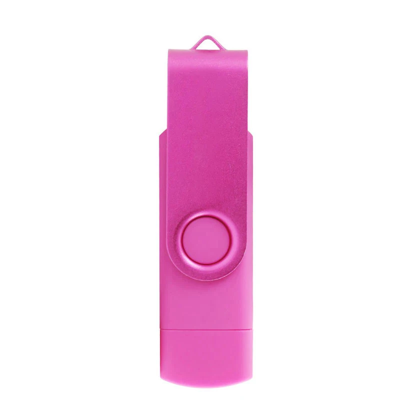 USB флеш-накопитель OTG внешний накопитель Usb карта памяти флэш-накопитель для смартфона - Цвет: Rose red