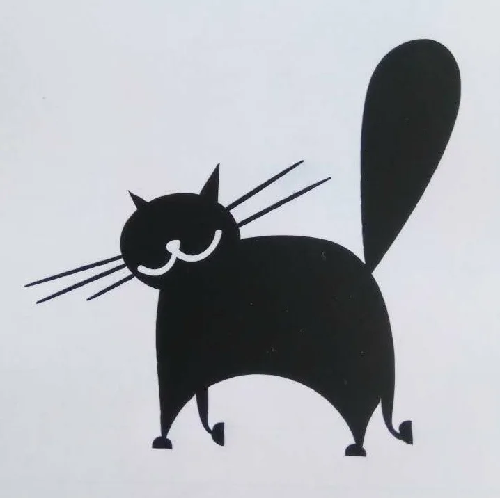 Прямые поставки планируют образец настраиваемый удалить не оставляя следов кошка комбинация ПВХ мультфильм настенные наклейки-Переключатель стикер