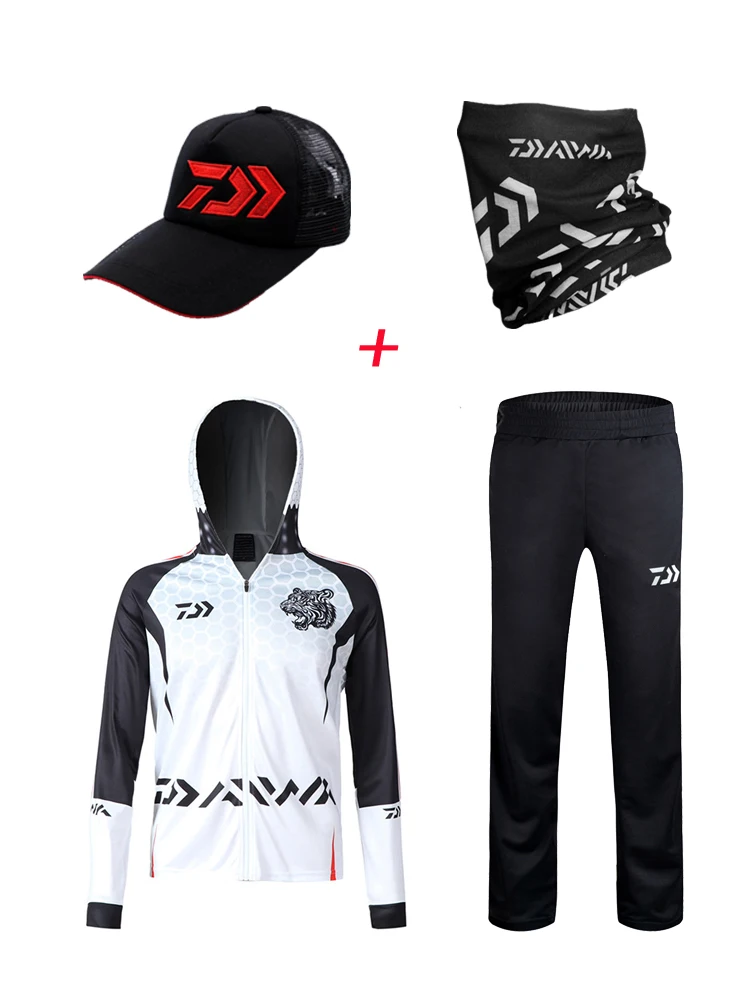 

2019 New Summer Sun Protectio Fishing Shirt Anti-uv Fishing Hoodie Breathable Sports Outdoor Anti-mosquito Camping Fishing Suit