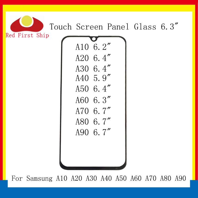 10 шт./лот сенсорный экран для samsung Galaxy A10 A20 A30 A40 A50 сенсорная панель передняя