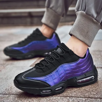 

2019 men's shoes autumn new breathable shock absorption student shoes cushion sports running shoes men
