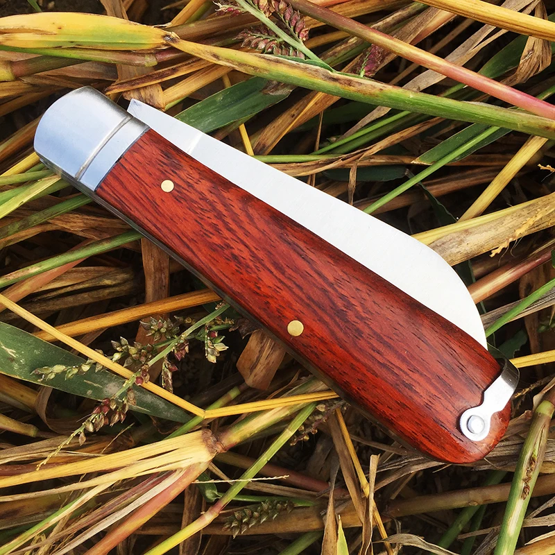 [Сторож W002] Складной нож 7CR17MOV лезвие с деревянной ручкой ножи для кемпинга выживания охотничий карманный нож тактический нож EDC инструменты